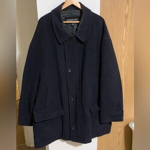 London Fog Classic dark blue Wool Coat